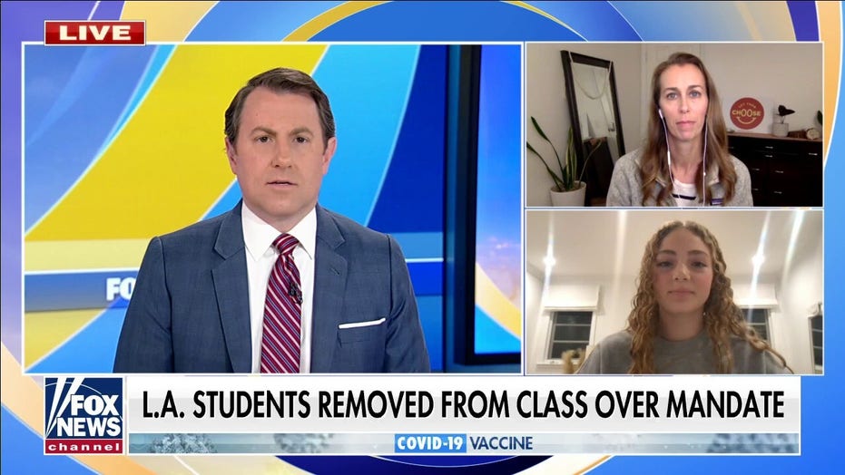 Unvaccinated LA student speaks out after being removed from class, roped off from classmates