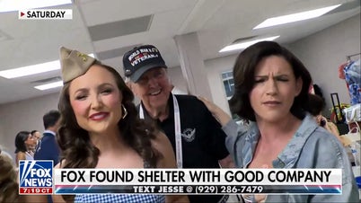 Fox News crew shelters with WWII veterans during America's 250th storm