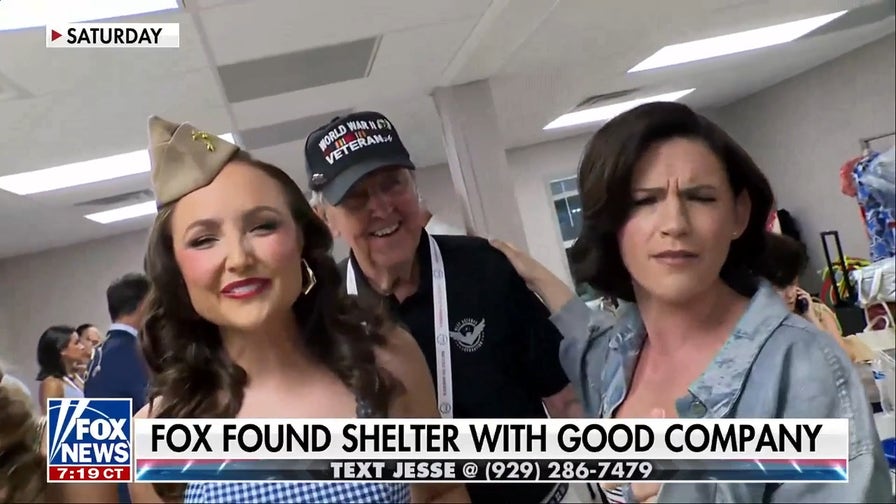 Fox News crew shelters with WWII veterans during America's 250th storm