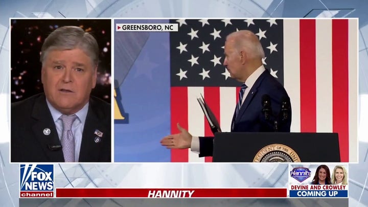 Hannity calls 'Bull-Schiff' on Biden laying blame on Russia for inflation