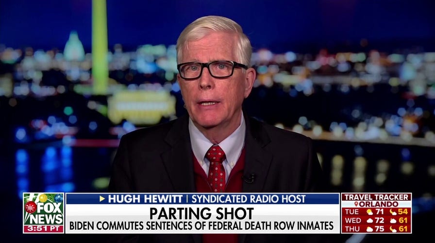 Hugh Hewitt dice que la conmutación de penas por Biden fue un "abuso escandaloso" de poder
