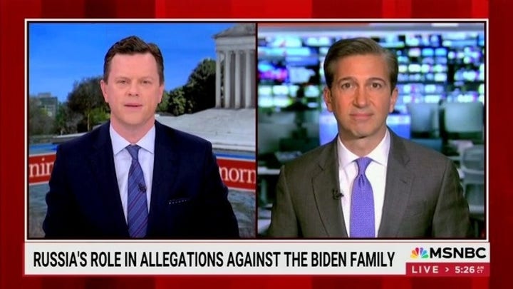 MSNBC: The ex-intel officials were 'right' to push Russian disinformation narrative