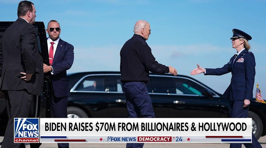 Biden hauls in $70 million in donations from Hollywood, billionaires