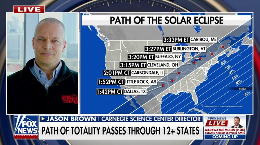 A total eclipse doesn't happen ‘all that often’: Jason Brown