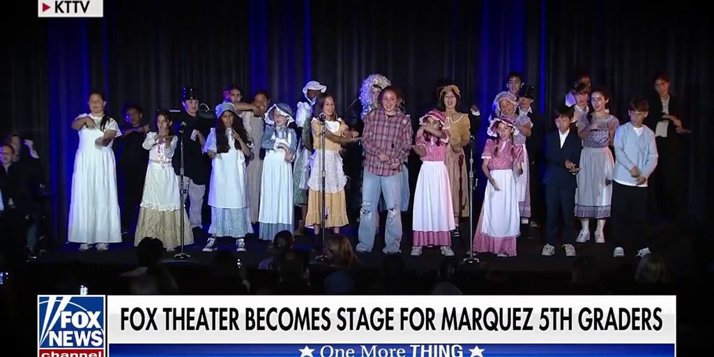 Students perform at Fox theater after school’s auditorium fire
