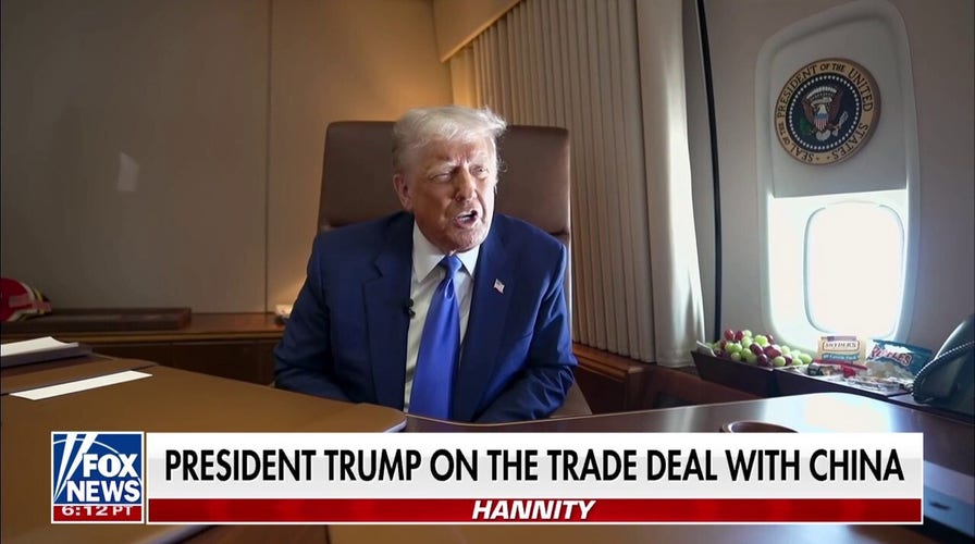 President Donald Trump reveals the 'most exciting part' of the China deal