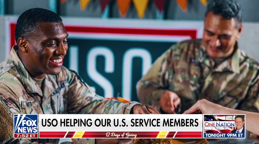 Celebrating the 12 days of giving with USO