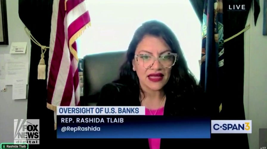 Rep. Rashida Tlaib clashes with top bank CEOS: 'The road to hell for America' 