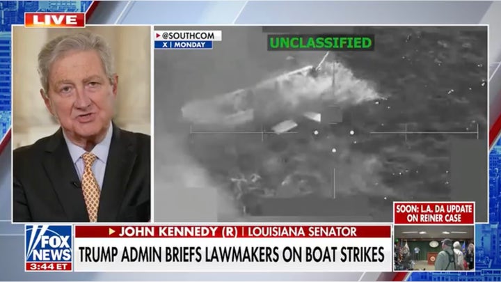 Trump admin’s boat strikes based on ‘exquisitely good’ intelligence: Sen. John Kennedy