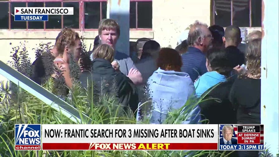 One dead, three missing after boat sinks near Alcatraz