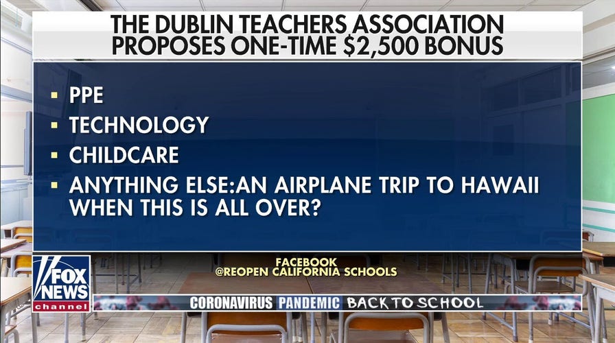 Calif. school districts discuss using coronavirus money for teacher bonuses