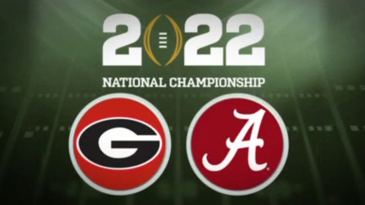 Georgia, Alabama to face off in CFP National Championship game