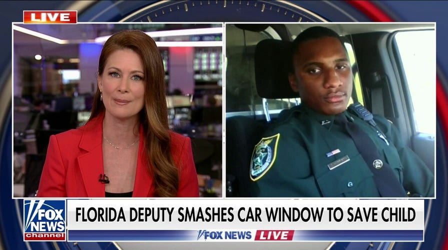 Heroic Florida deputy saves 1-year-old locked in hot car