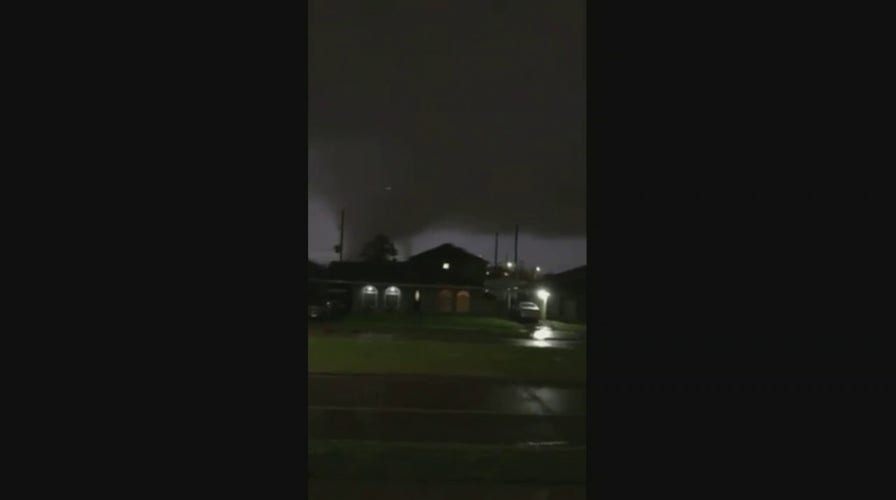 New Orleans tornado footage