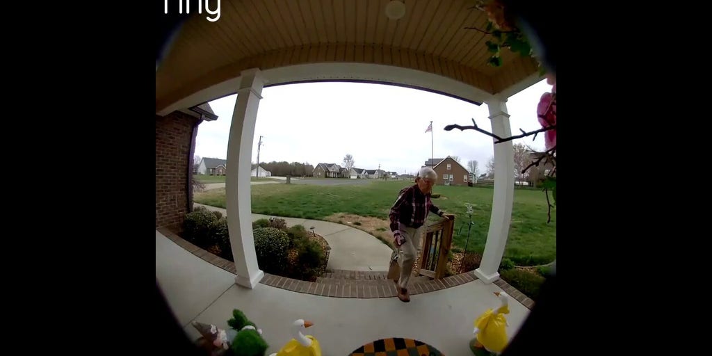 Doorbell video helps elderly food driver raise over $500,000 to retire