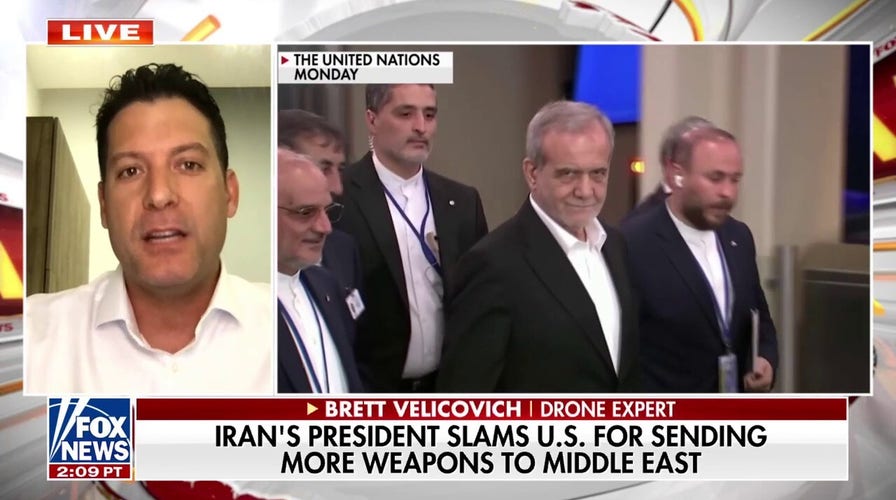 Iranian president to speak at UN after slamming US for sending more weapons to Middle East
