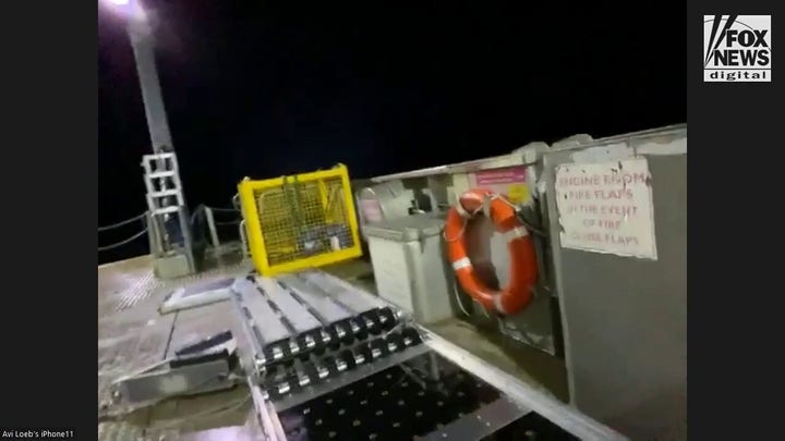 Tour of the deck of boat used to find potential UFO debris in the Pacific Ocean