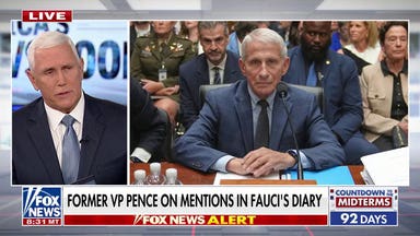 Pence reflects on 'troubling' moments with Fauci during COVID pandemic