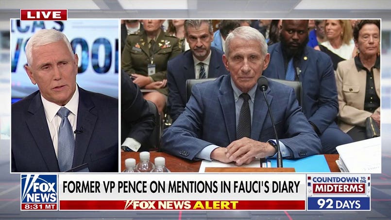 Pence reflects on 'troubling' moments with Fauci during COVID pandemic