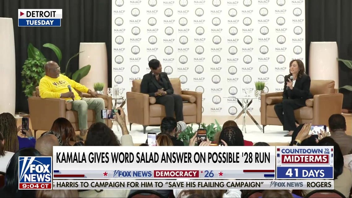 Kamala Harris: 2028 won’t matter if we don’t get through 2026