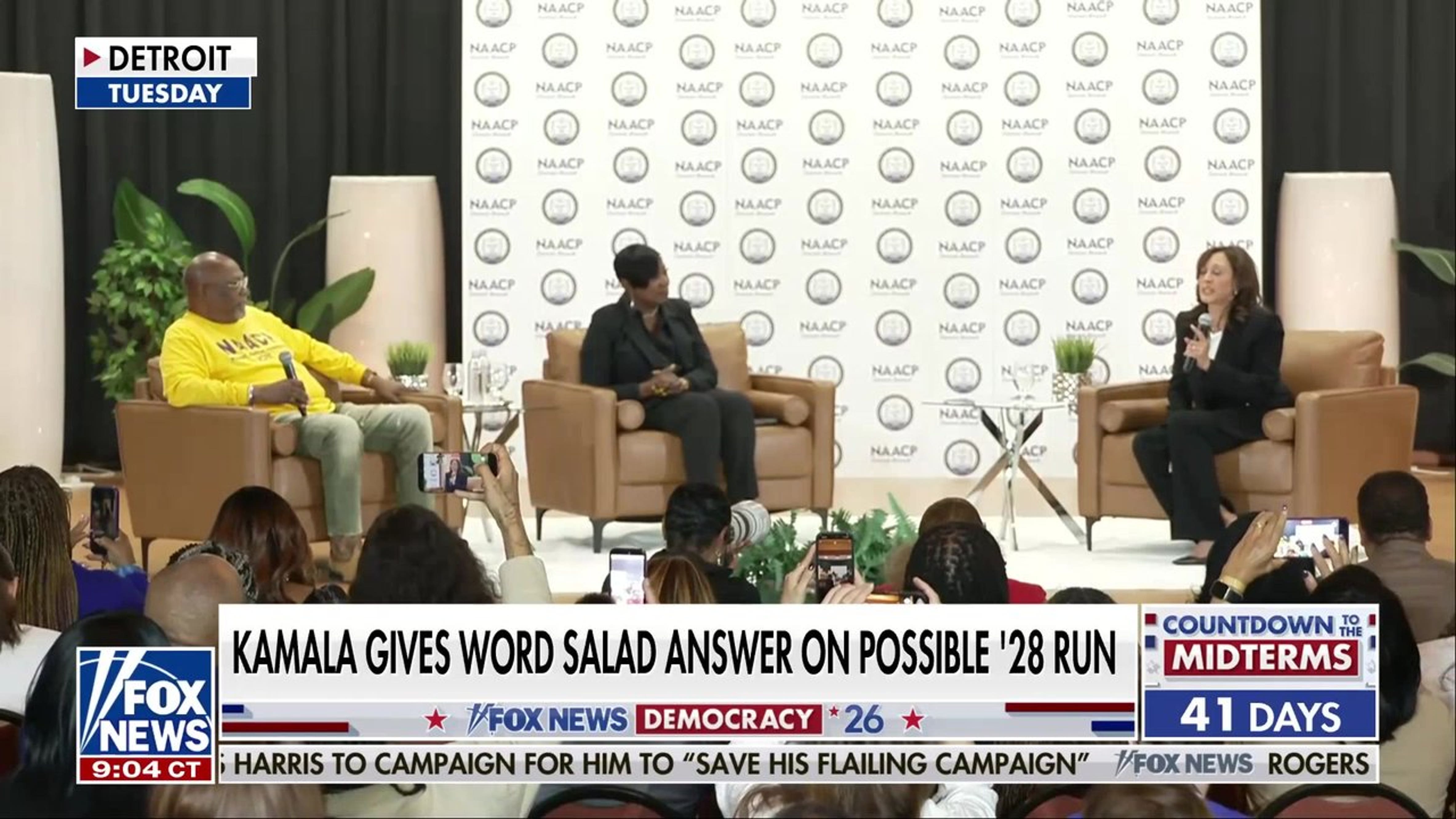 Kamala Harris: 2028 won’t matter if we don’t get through 2026