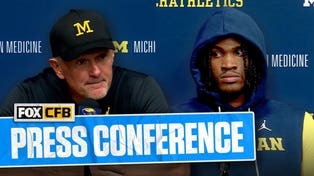 Michigan's Kyle Whittingham & Bryce Underwood reflect on tough last-second loss to Iowa