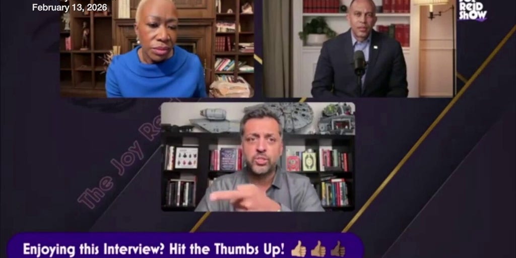 Hakeem Jeffries clashes with left-wing podcast host pushing him to lead on abolishing ICE