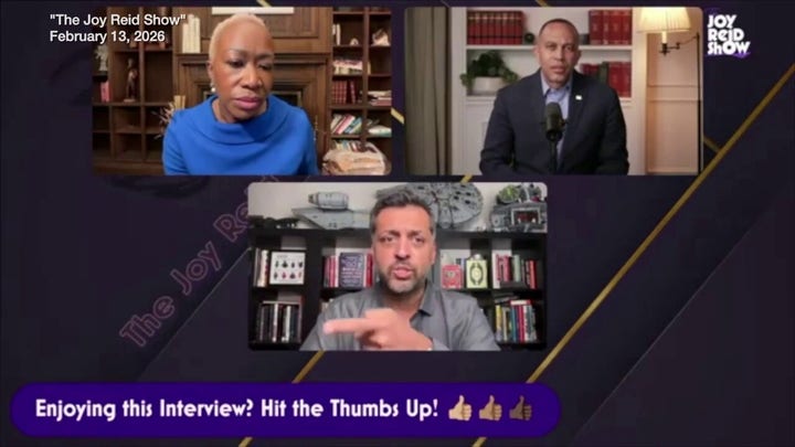 Hakeem Jeffries clashes with left-wing podcast host pushing him to lead on abolishing ICE 