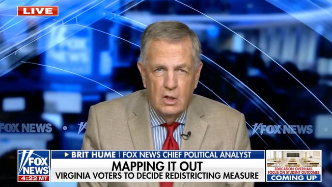 Brit Hume: Virginia redistricting is not about fairness, but ‘power’
