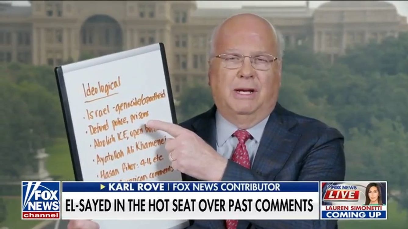 Karl Rove analyzes tight Michigan Senate race, warns of ‘problem’ for El-Sayed