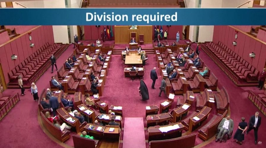 Controversial senator's burqa protest in Australian parliament triggers furious backlash