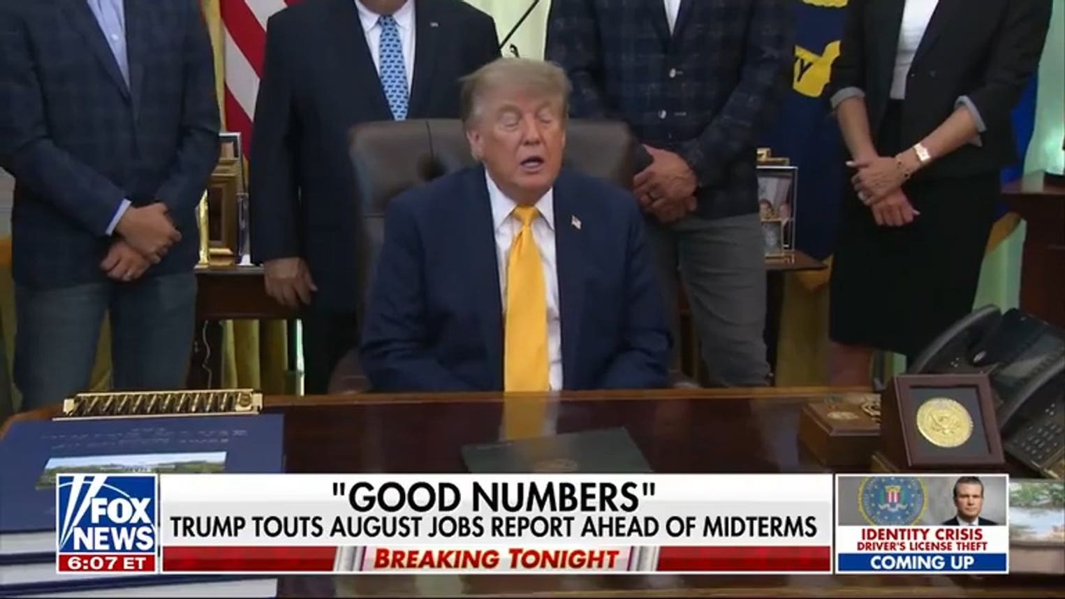 Trump touts positive jobs report, pushes for peace in Ukraine and Iran