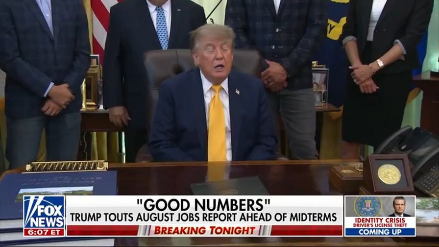 Trump touts positive jobs report, pushes for peace in Ukraine and Iran