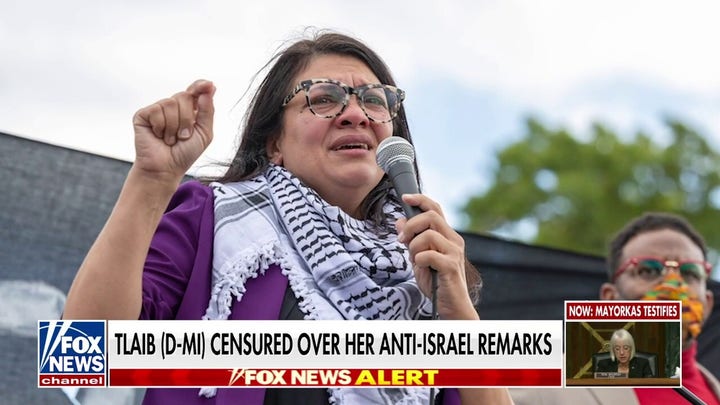 Rep. Tlaib defends her anti-Israel remarks after House votes to censure the Democrat
