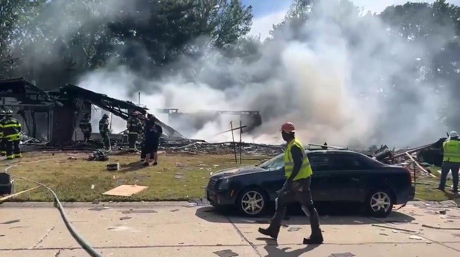 Video shows aftermath of St. Louis County home explosion that damaged more than 20 properties