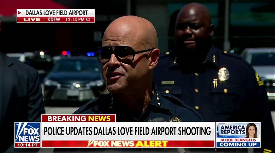 Dallas police chief provides update on Love Field Airport shooting