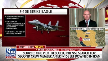 Retired Navy SEAL outlines variables in search for second pilot in downed F-15E fighter jet