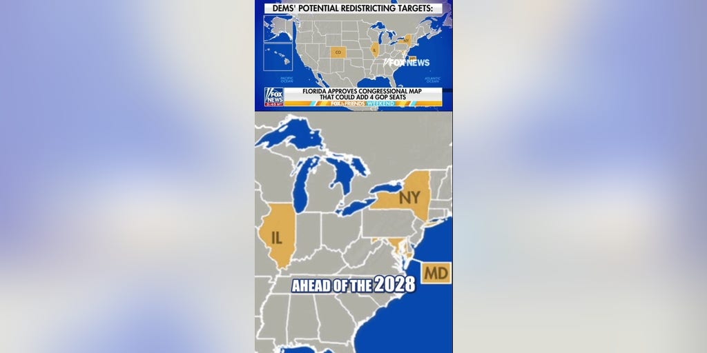 DETAILS: Dems plan to TARGET 4 states in redistricting battle