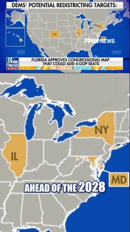DETAILS: Dems plan to TARGET 4 states in redistricting battle