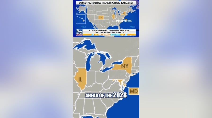 DETAILS: Dems plan to TARGET 4 states in redistricting battle