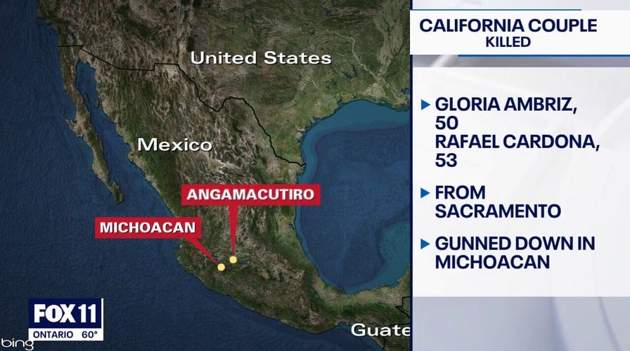 California couple killed in Mexico while on vacation