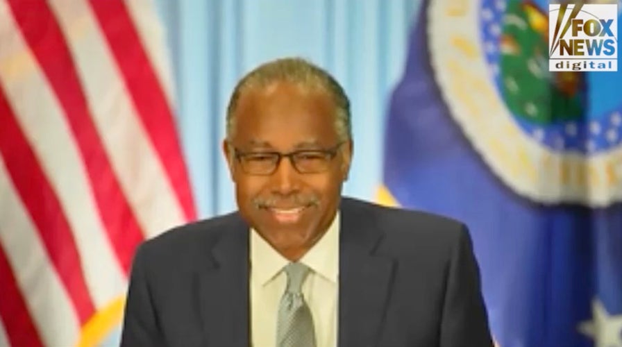 Dr. Ben Carson reveals helium  'seldom' eats nutrient   amid caller   nutrient  pyramid's macromolecule  push