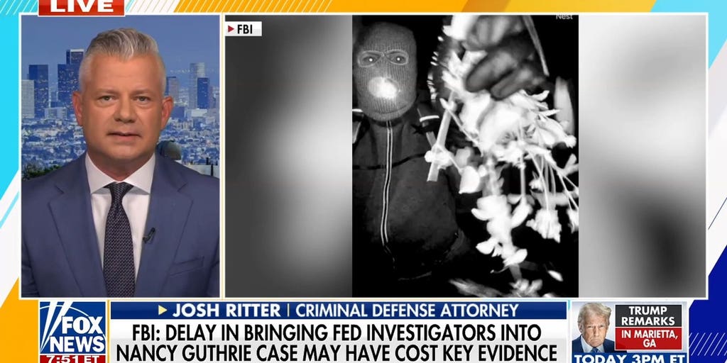 Josh Ritter on Nancy Guthrie case: FBI delay lost crucial evidence