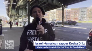 Rapper Kosha Dillz, an Israeli-American, wrote the combative viral video hit “Bring the Family Home” - Fox News