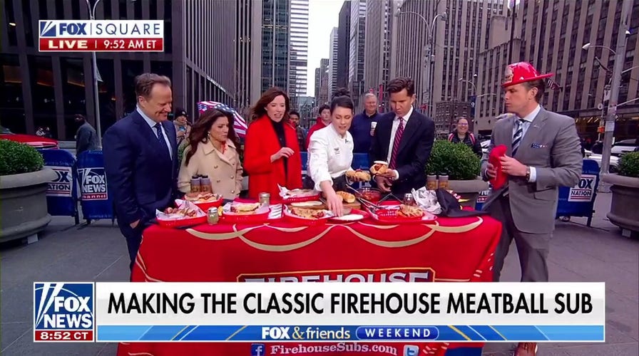 'Fox & Friends Weekend' celebrates National Meatball Day with Firehouse Subs