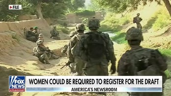 Proposed legislation would require women to register for draft