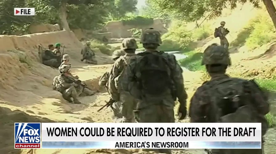 Proposed legislation would require women to register for draft