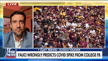 Clay Travis: Fauci's prediction on college football games and COVID infections 'hasn't materialized'