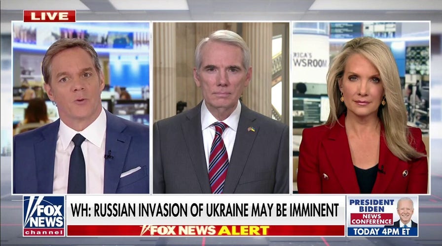 Sen. Rob Portman warns Russia the US stands 'unequivocally' with Ukraine as possible invasion looms