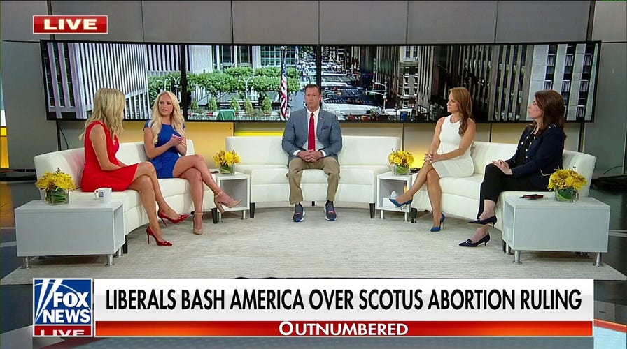'Outnumbered' on liberals bashing America over Supreme Court abortion ruling 